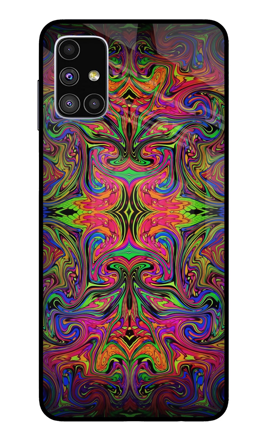 Psychedelic Art Samsung M51 Back Cover