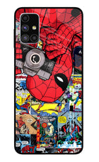 Spider Man Samsung M51 Glass Case
