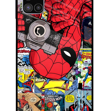 Spider Man Samsung M51 Glass Case Back Cover by Casekaro