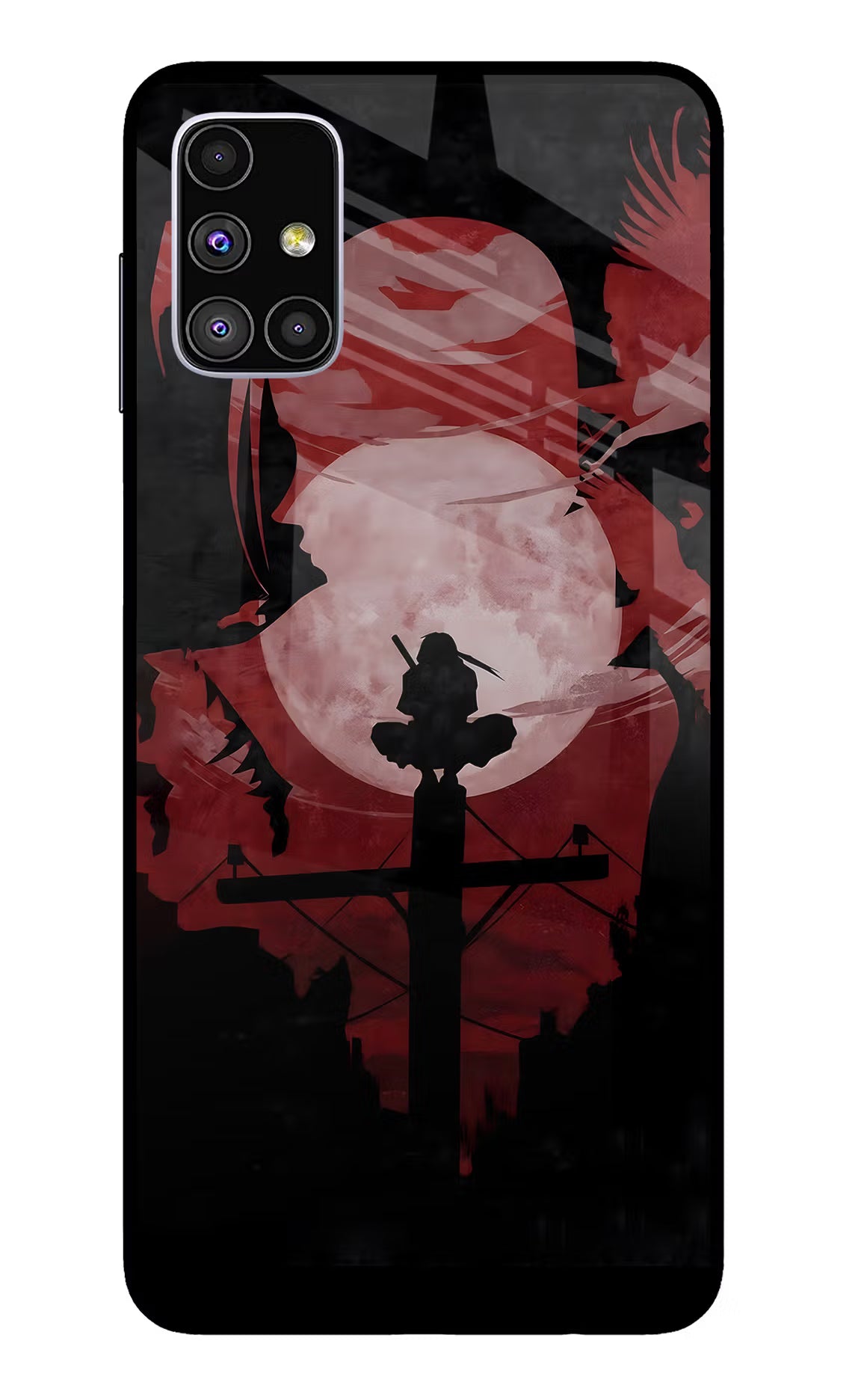 Naruto Anime Samsung M51 Glass Case Back Cover by Casekaro