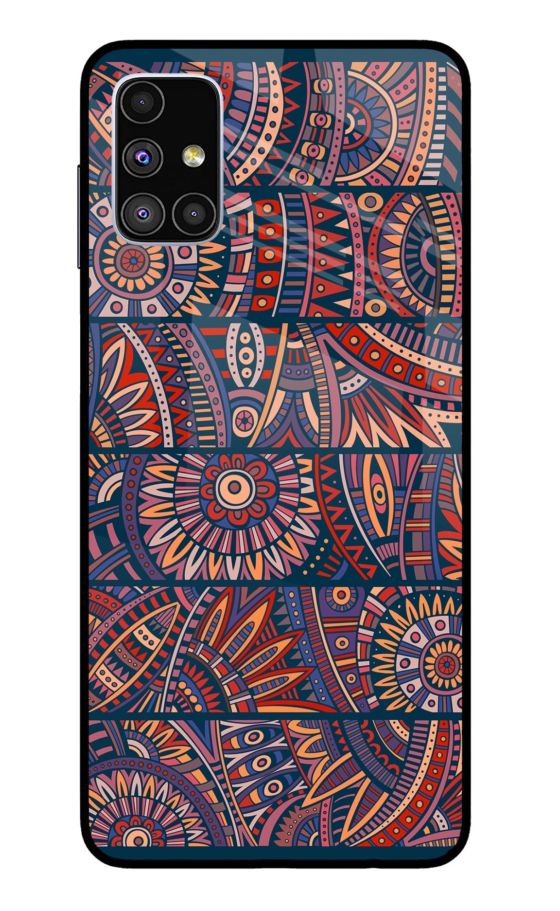 African Culture Design Samsung M51 Back Cover