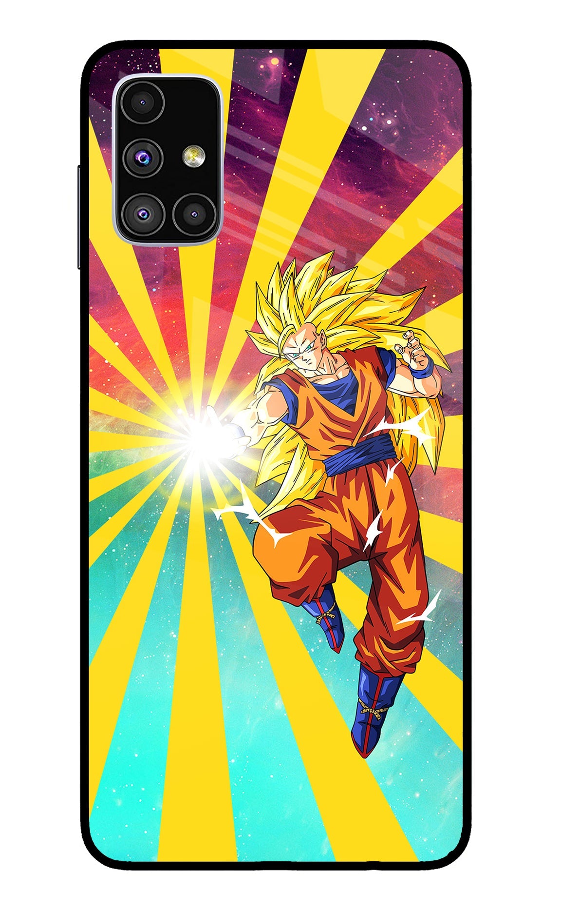 Goku Super Saiyan Samsung M51 Glass Case