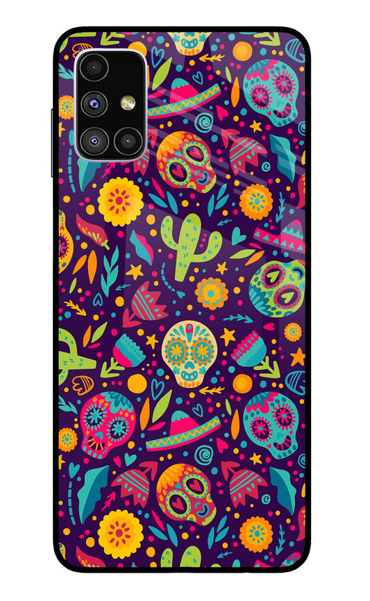 Mexican Design Samsung M51 Glass Case