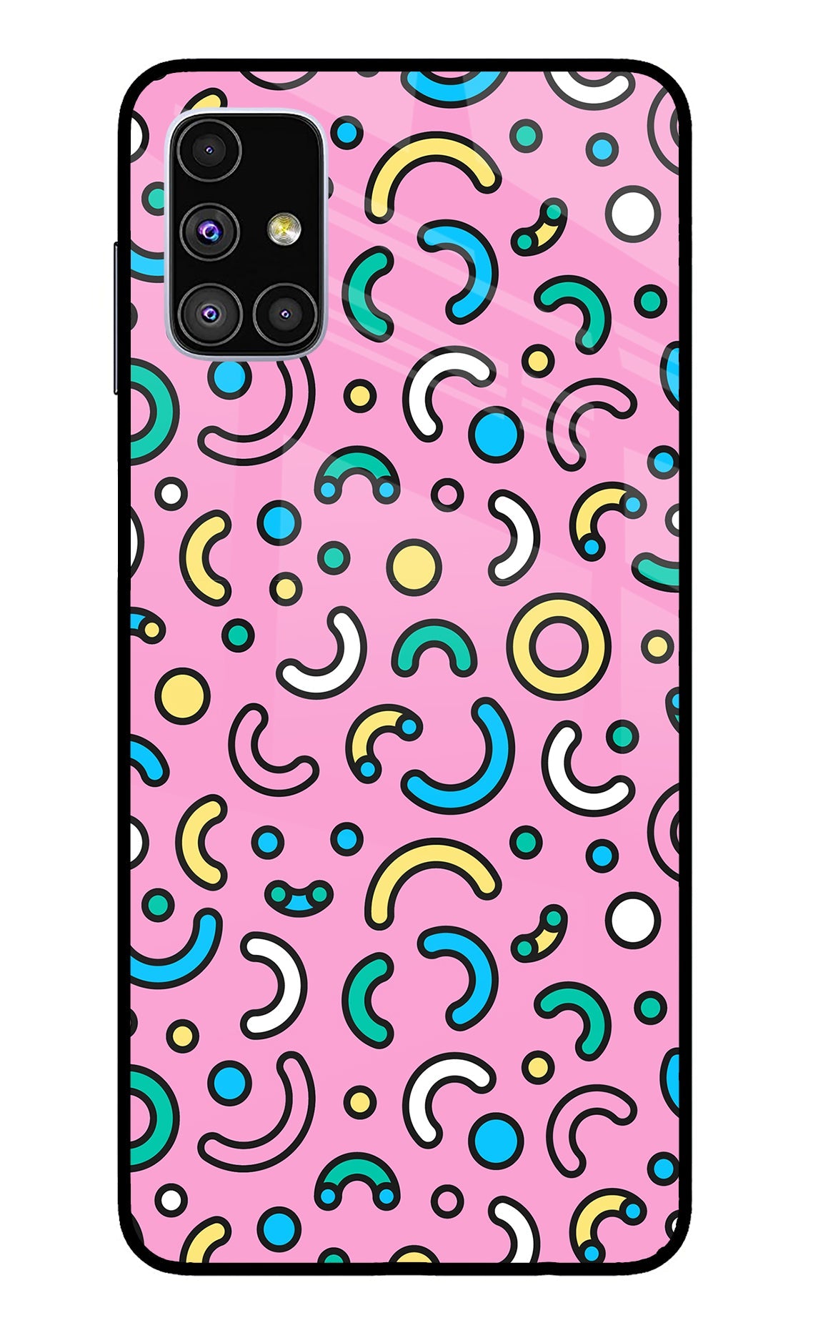 Memphis Design Samsung M51 Back Cover