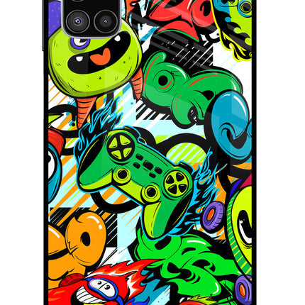 Game Doodle Samsung M51 Glass Case