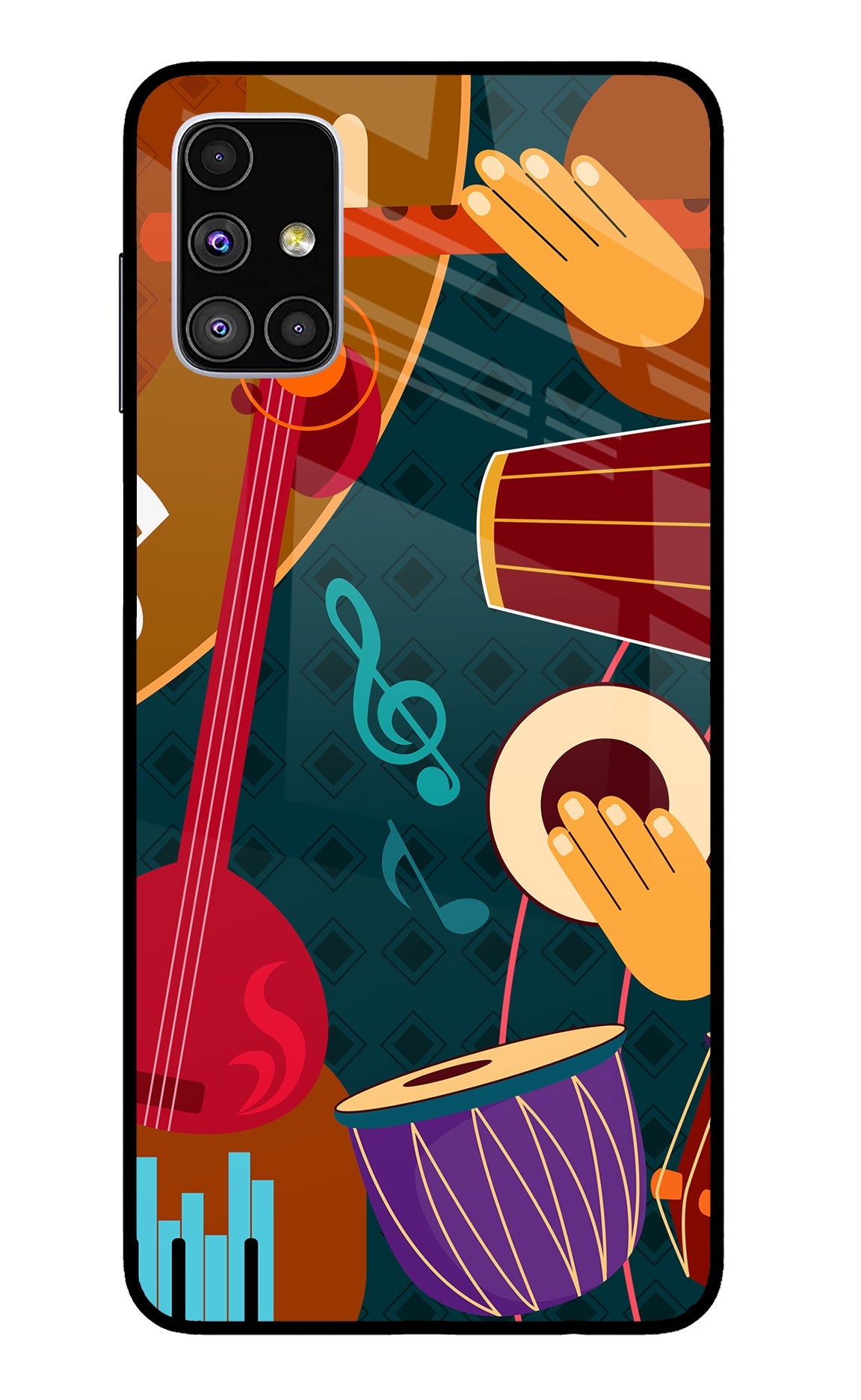 Music Instrument Samsung M51 Back Cover