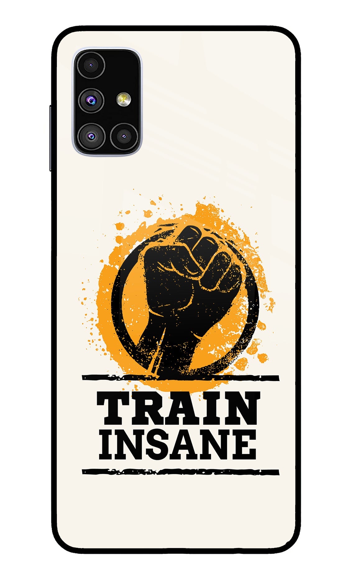 Train Insane Samsung M51 Glass Case