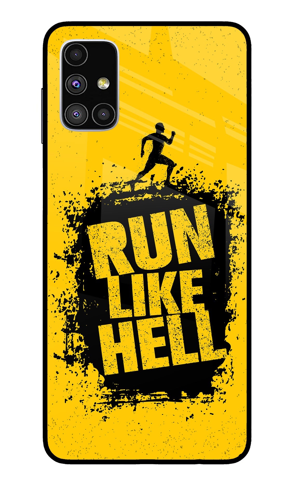 Run Like Hell Samsung M51 Back Cover