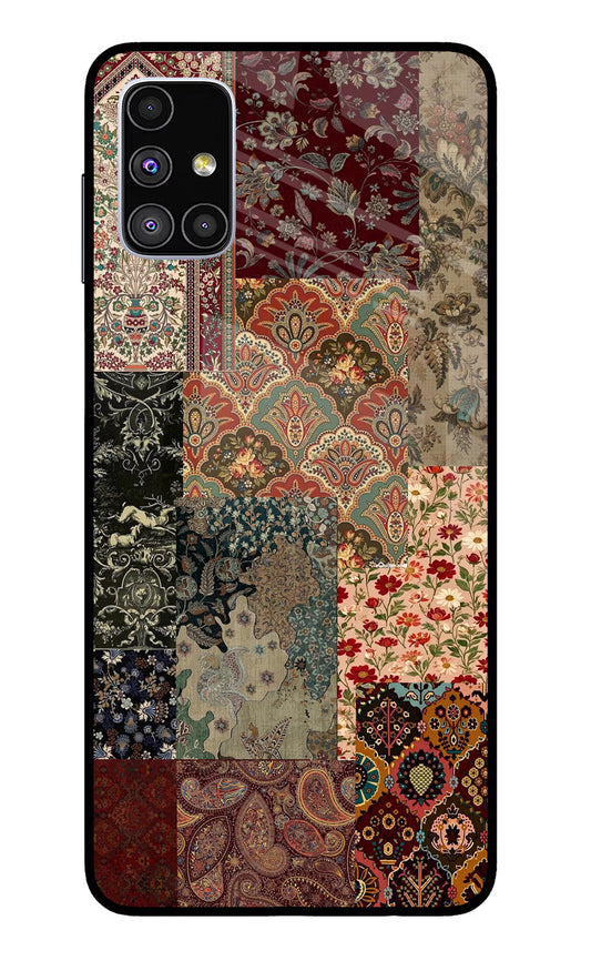 Desi Print Samsung M51 Glass Case