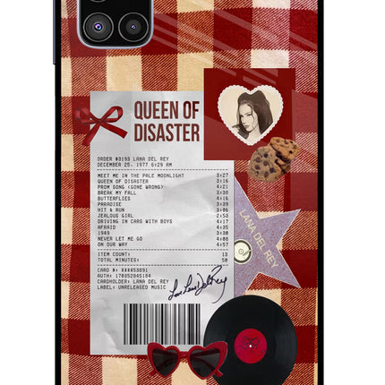 Queen of Disaster Samsung M51 Glass Case