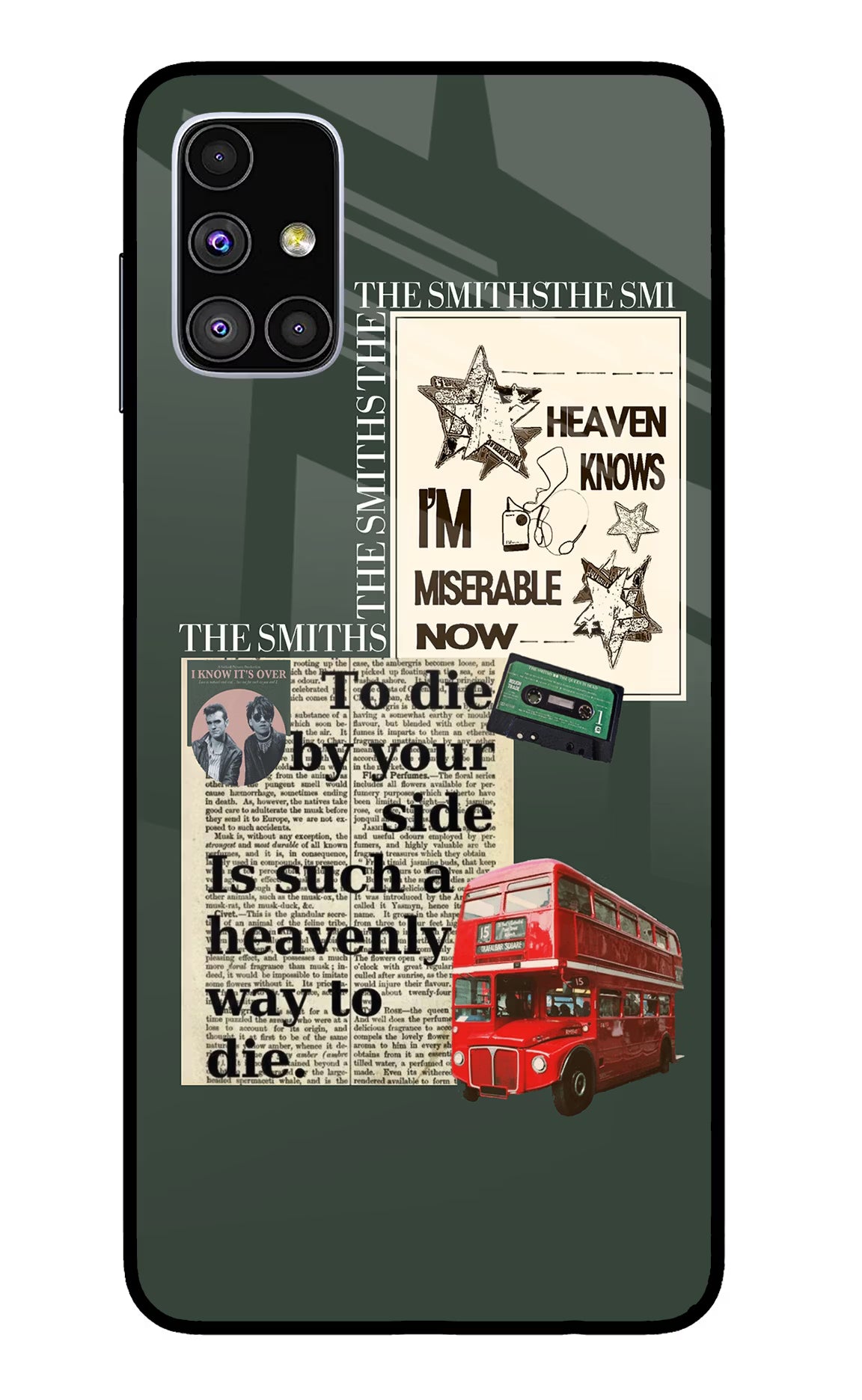 The Smiths Samsung M51 Glass Case
