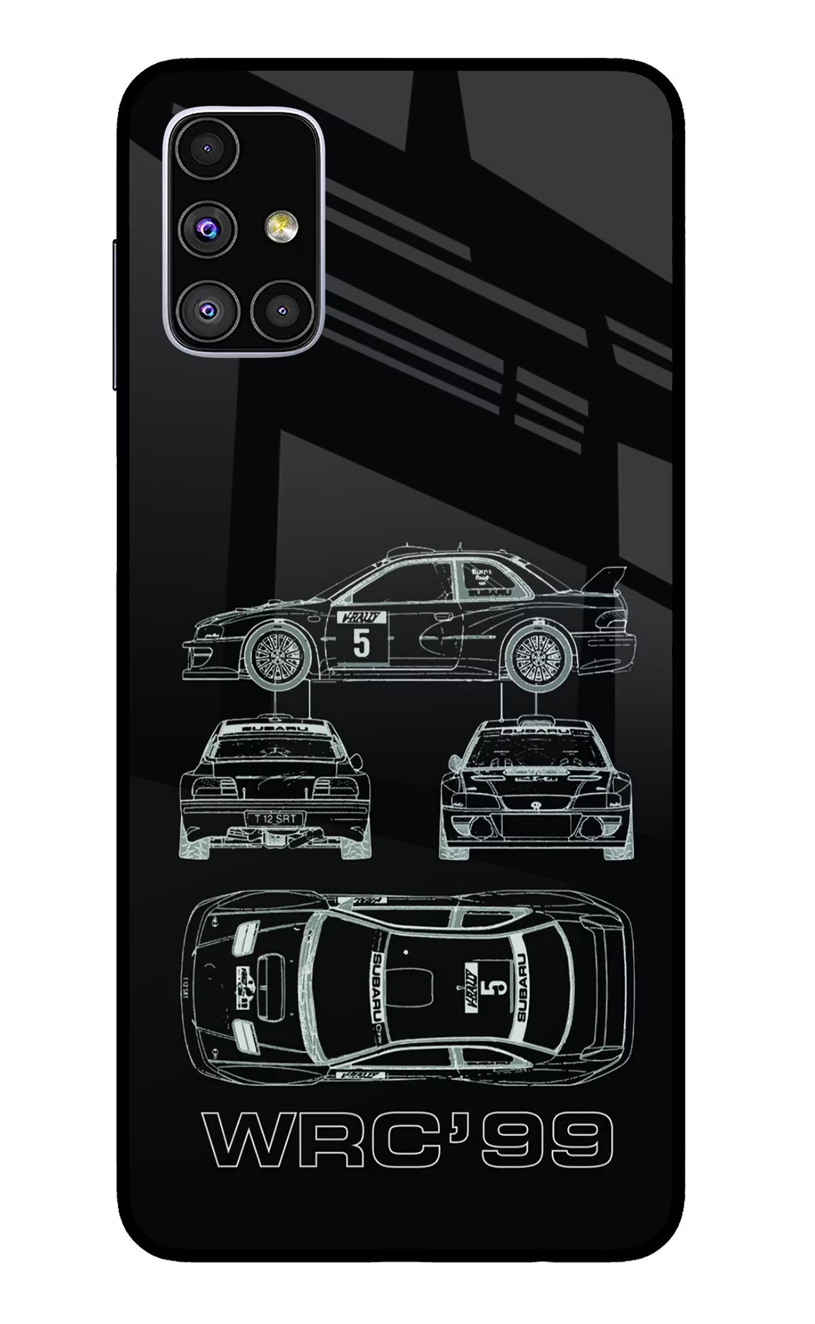 WRC'99 Samsung M51 Glass Case