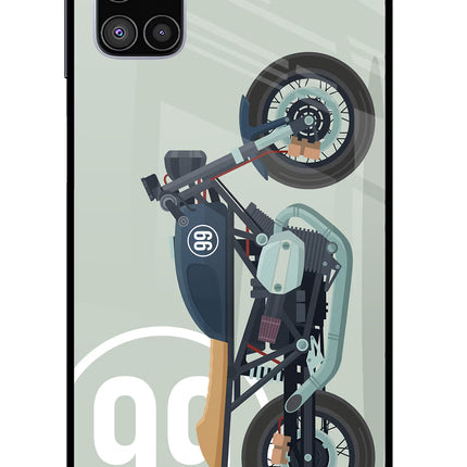 Classic Cafe Racer 99 Samsung M51 Glass Case