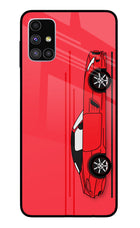 Red Velocity Samsung M51 Glass Case