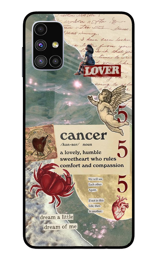 Cancer Zodiac Samsung M51 Glass Case