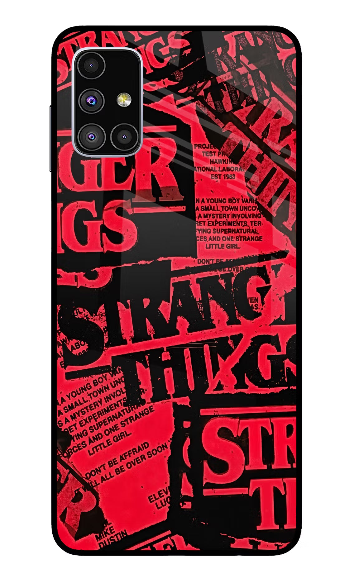 Ordinary Things Samsung M51 Glass Case Back Cover by Casekaro