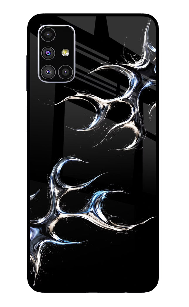 Chrome Tribal Samsung M51 Glass Case