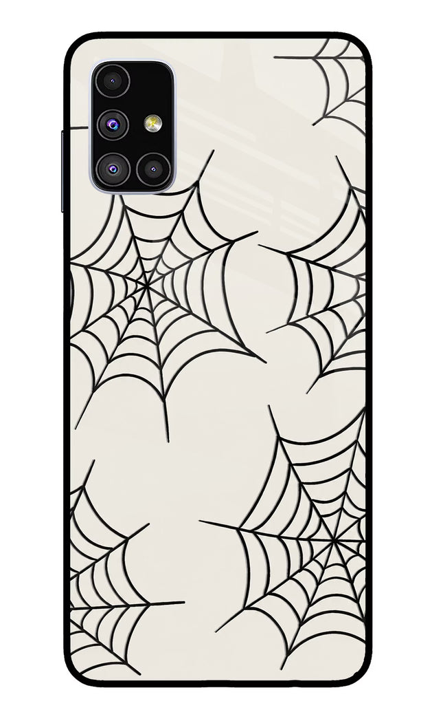 Spider Web Samsung M51 Glass Case
