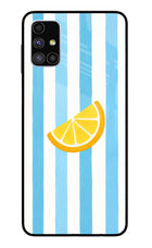 Summer Lemon Samsung M51 Glass Case