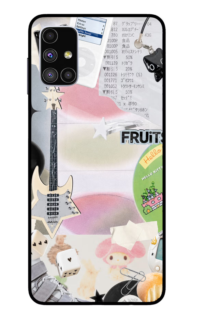 Softcore case Samsung M51 Glass Case