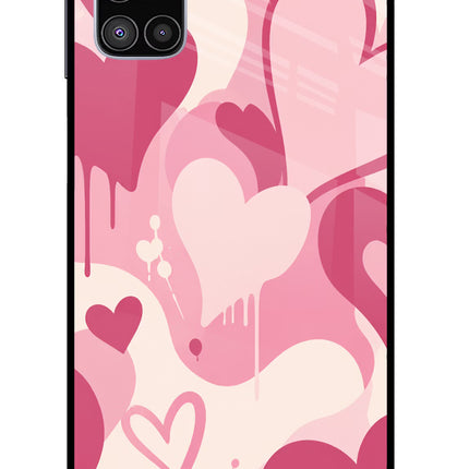 Hearty case Samsung M51 Glass Case