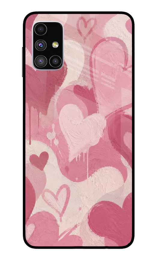 Hearty case Samsung M51 Glass Case
