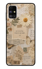 Vintage case Samsung M51 Glass Case