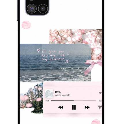 Wave to earth Samsung M51 Glass Case
