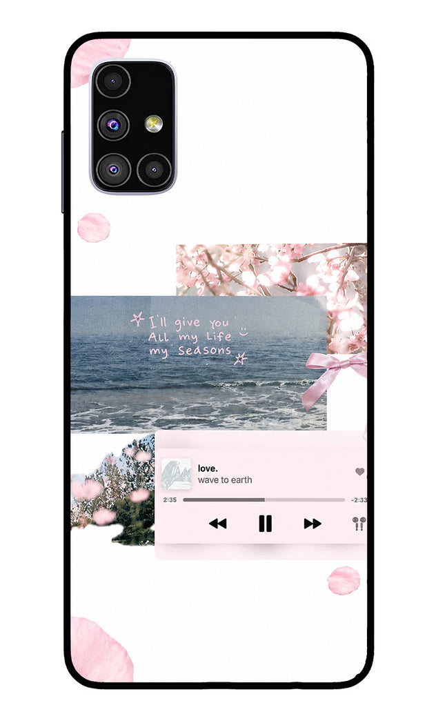 Wave to earth Samsung M51 Glass Case