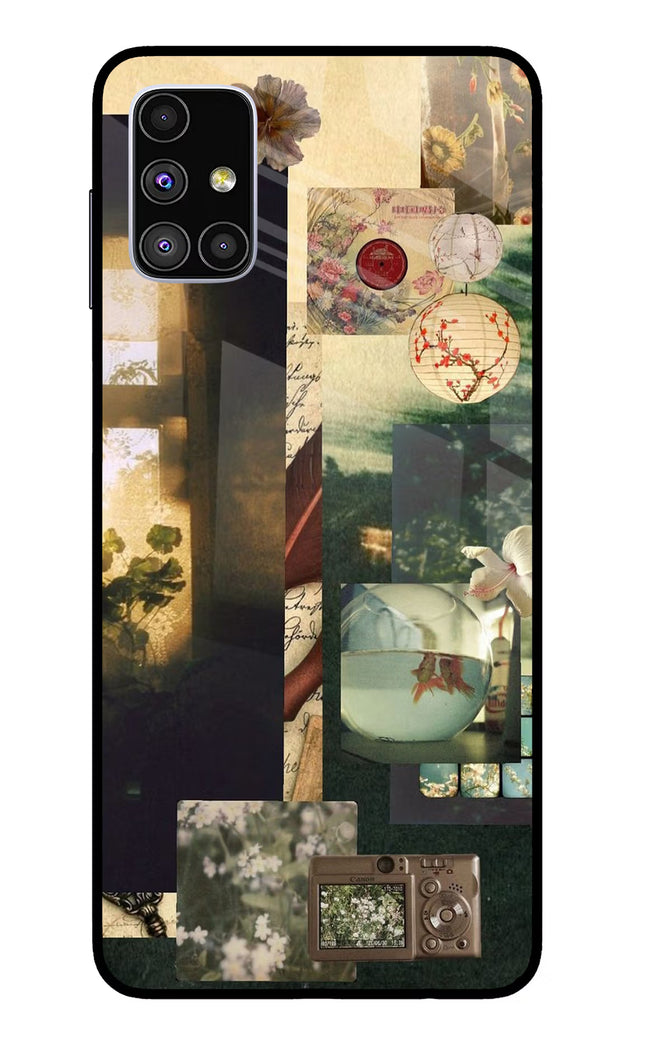 Summer Samsung M51 Glass Case