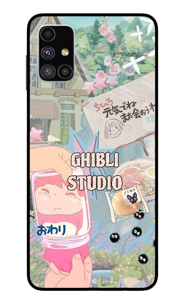 Studio Ghibli Samsung M51 Glass Case