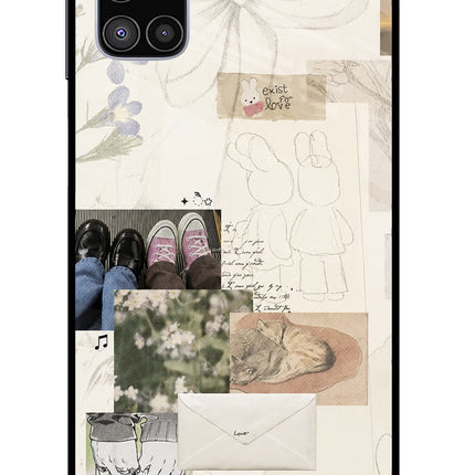 Soft Aesthetic Samsung M51 Glass Case