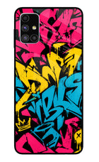 Graffiti Vibe Samsung M51 Glass Case