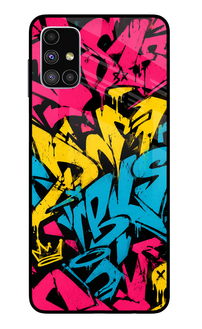 Graffiti Vibe Samsung M51 Glass Case