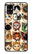 Cool Cat Samsung M51 Glass Case