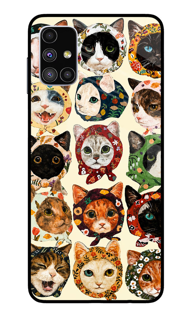Cool Cat Samsung M51 Glass Case