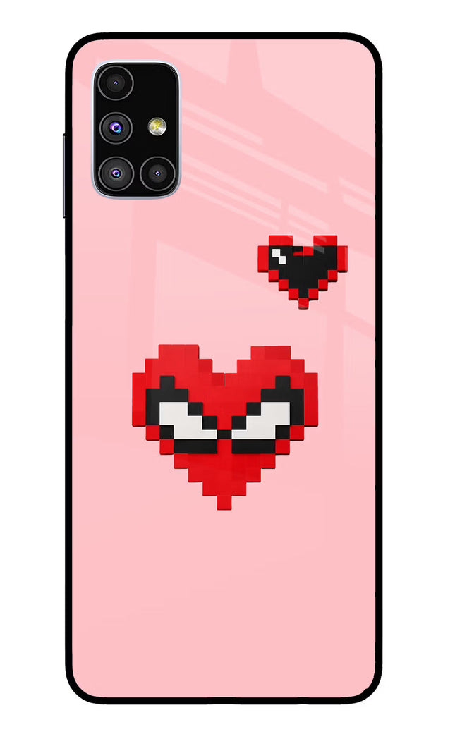 Gwen Heart Samsung M51 Glass Case