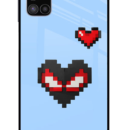 Peter Heart Samsung M51 Glass Case