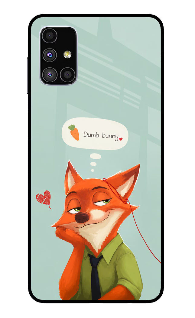 Nick Charm Samsung M51 Glass Case