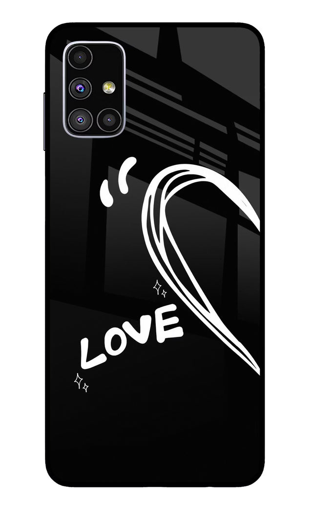Love Line Samsung M51 Glass Case