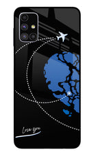 Love Orbit Samsung M51 Glass Case