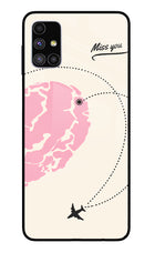 Miss Orbit Samsung M51 Glass Case