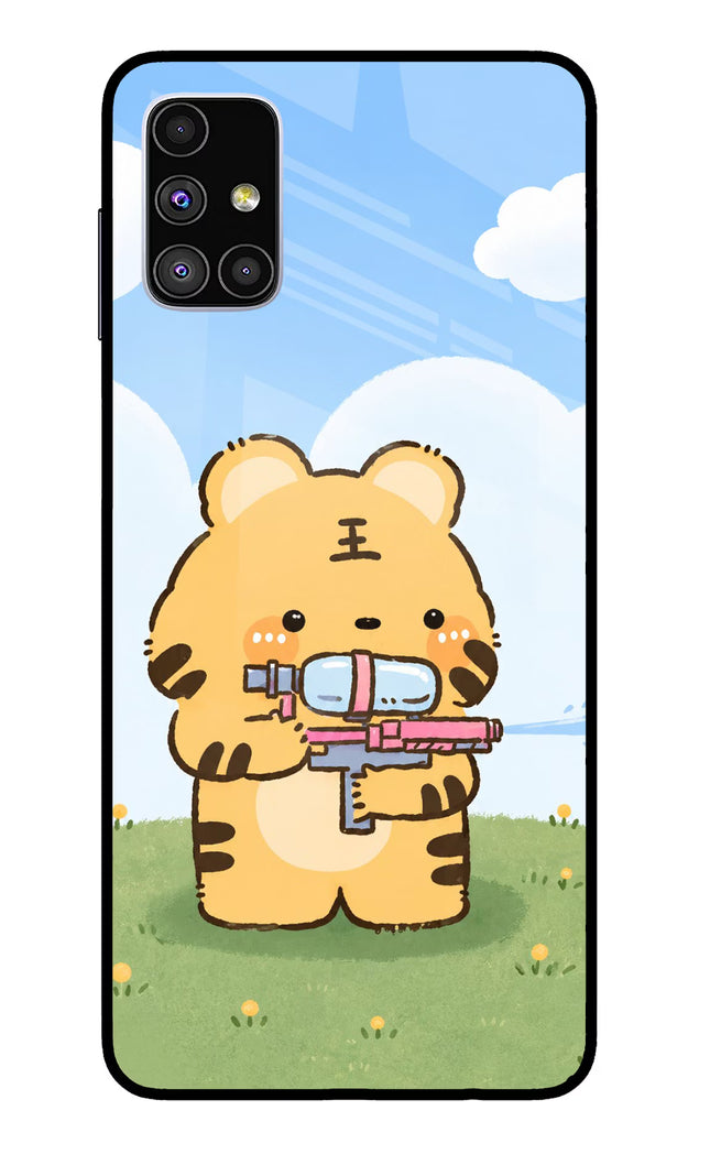 Tiger Treat Samsung M51 Glass Case