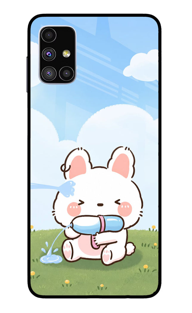 Bunny Treat Samsung M51 Glass Case