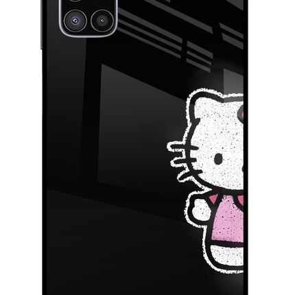 Kitty Charm Samsung M51 Glass Case