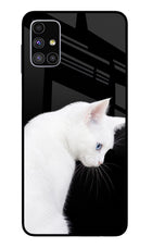 Snow Gaze Samsung M51 Glass Case