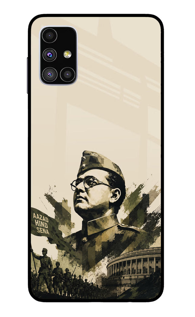 Netaji Rising Samsung M51 Glass Case