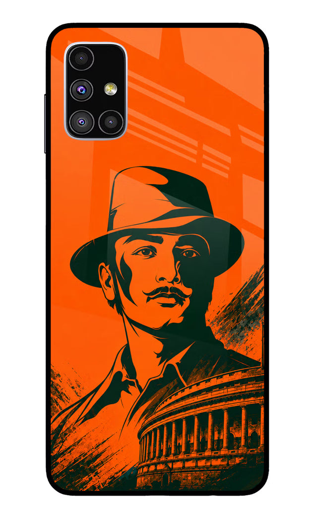 Bhagat Singh Legacy Samsung M51 Glass Case