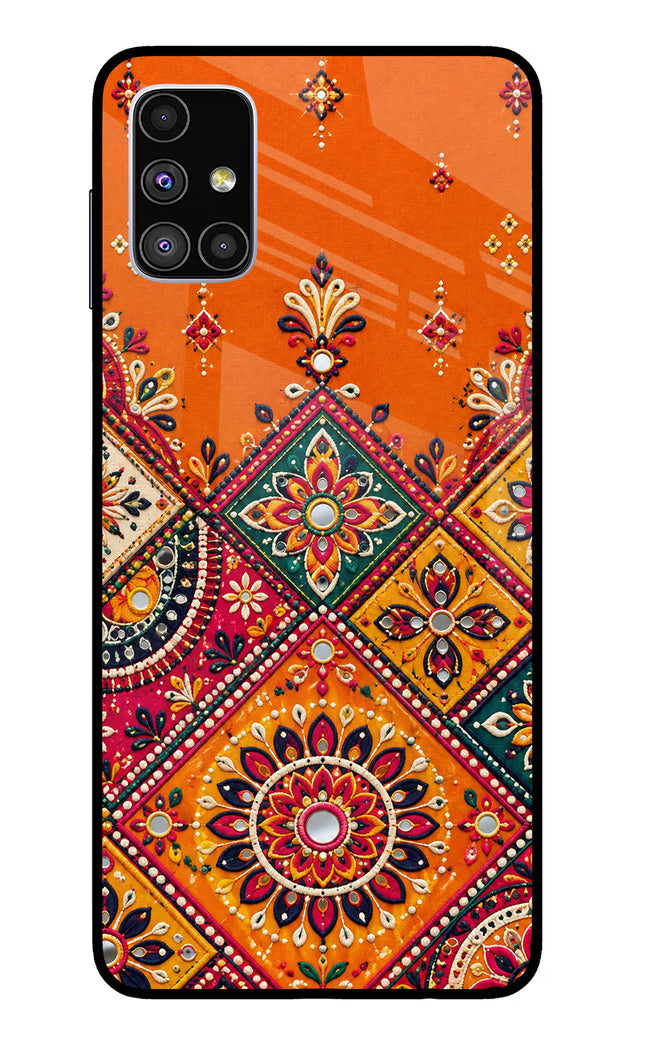 Kutch Glow Samsung M51 Glass Case