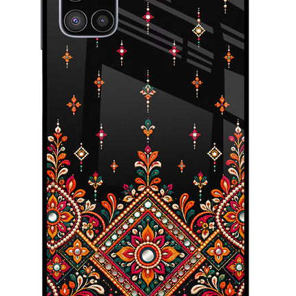 Noir Mehfil Samsung M51 Glass Case